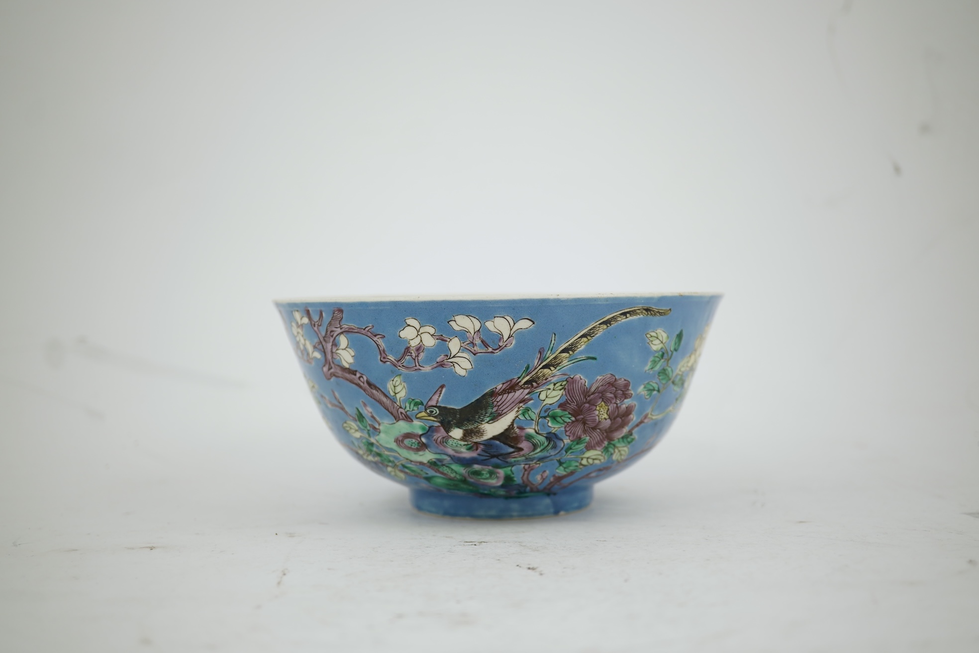 An unusual Chinese famille verte bowl, Guangxu mark, probably Republic Period